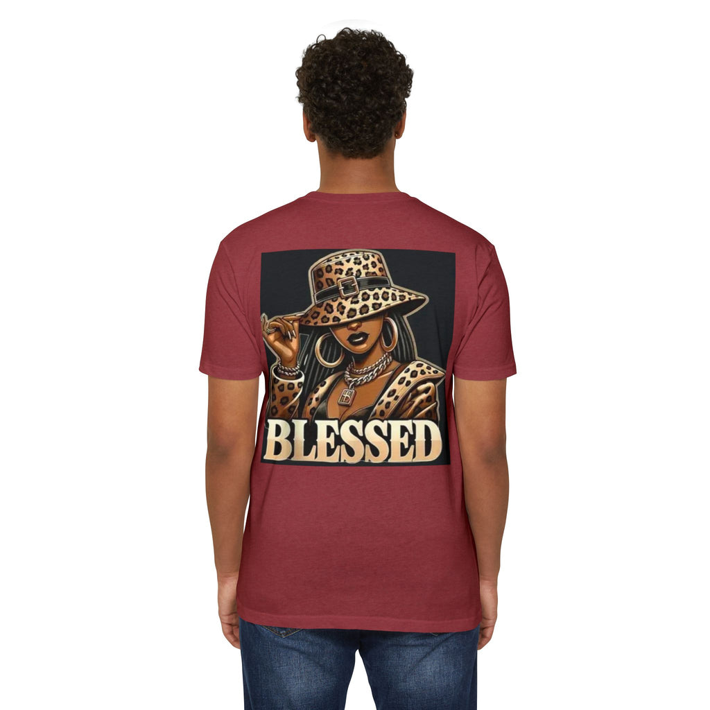 Blessed Leopard Hat T-Shirt