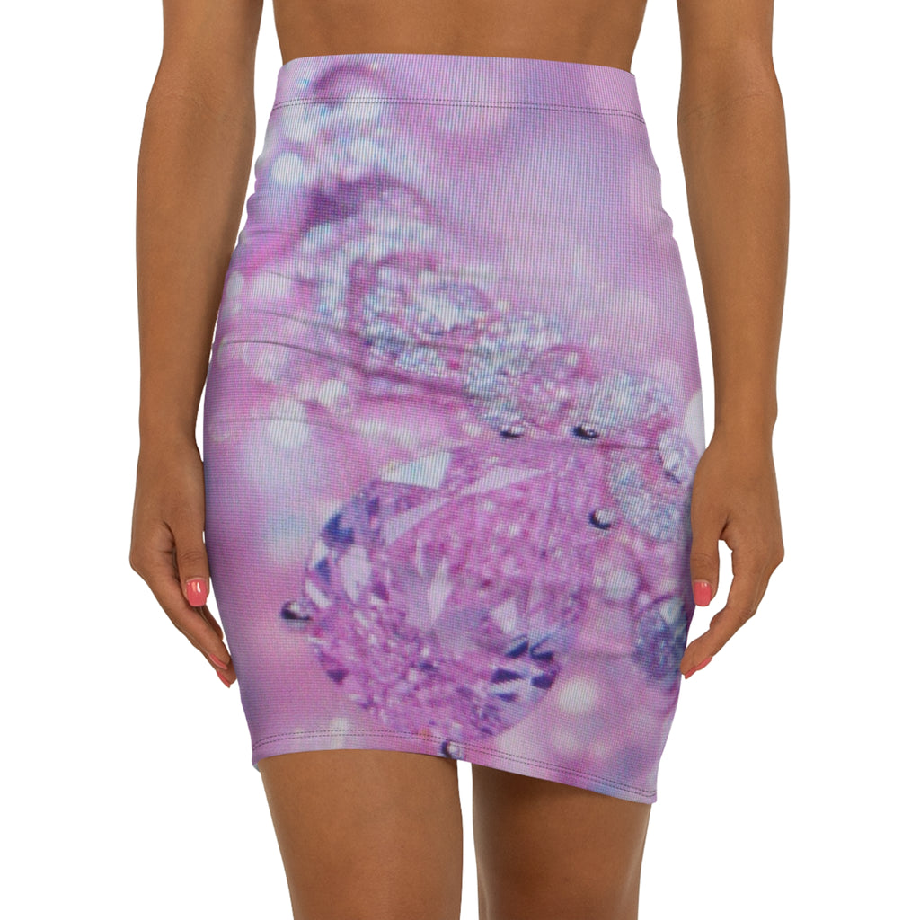 Women's Mid-Waist Pencil Skirt (AOP)
