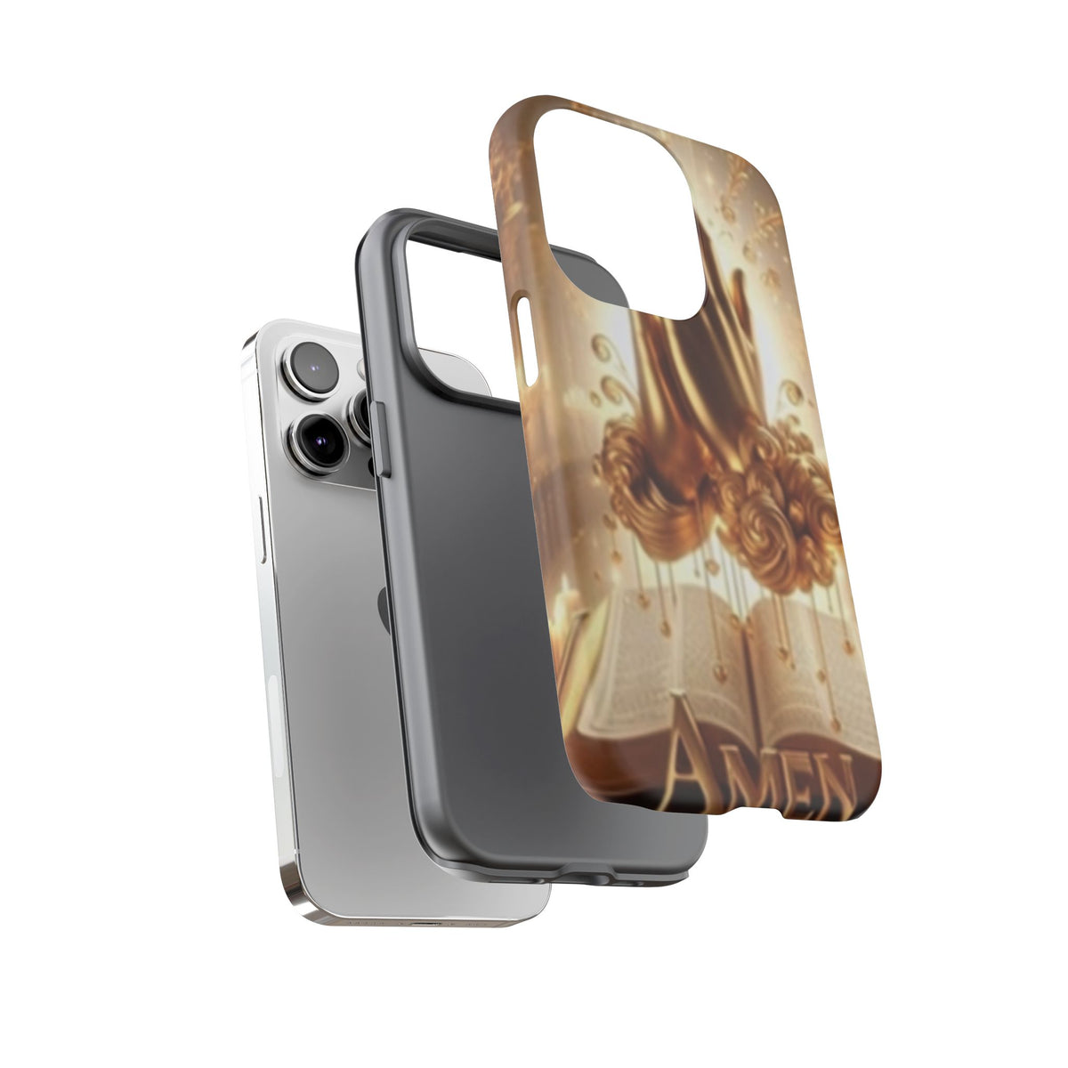 Prayer Hands 'Amen' Phone Case - Religious Christian iPhone Case