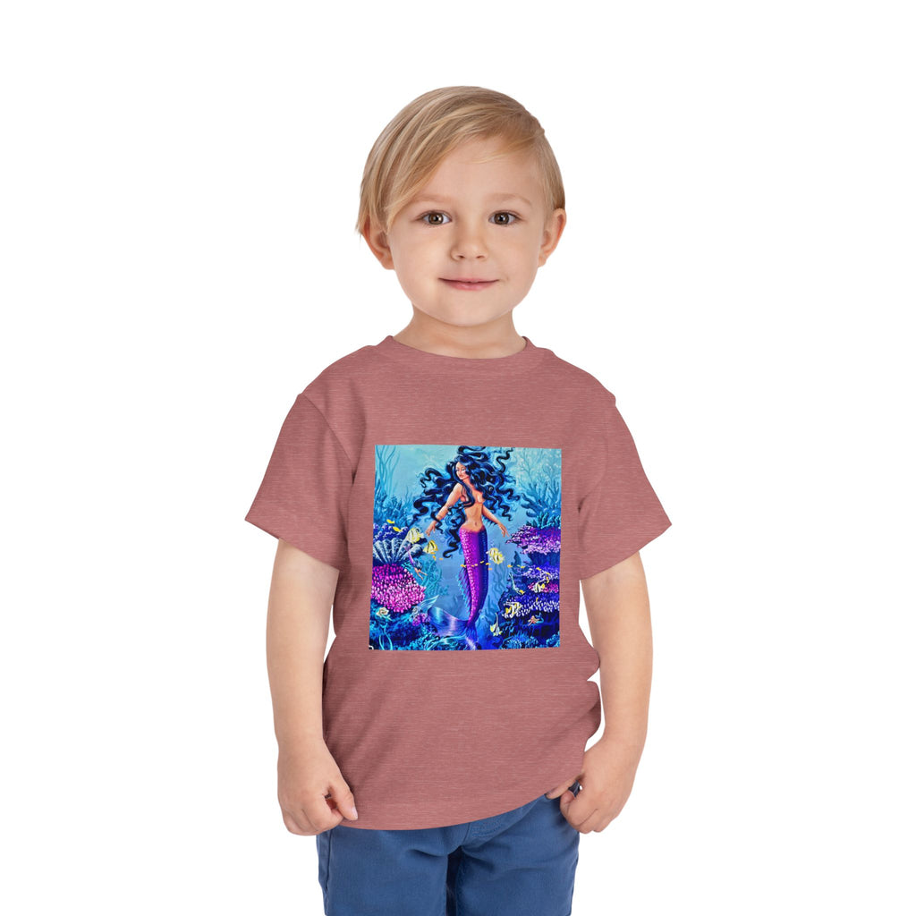 Mermaid Toddler Tee — Colorful Underwater Ocean Playtop