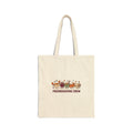 Friendsgiving Crew Tote | Thanksgiving Harvest Tote, Fall Pumpkin & Turkey Canvas