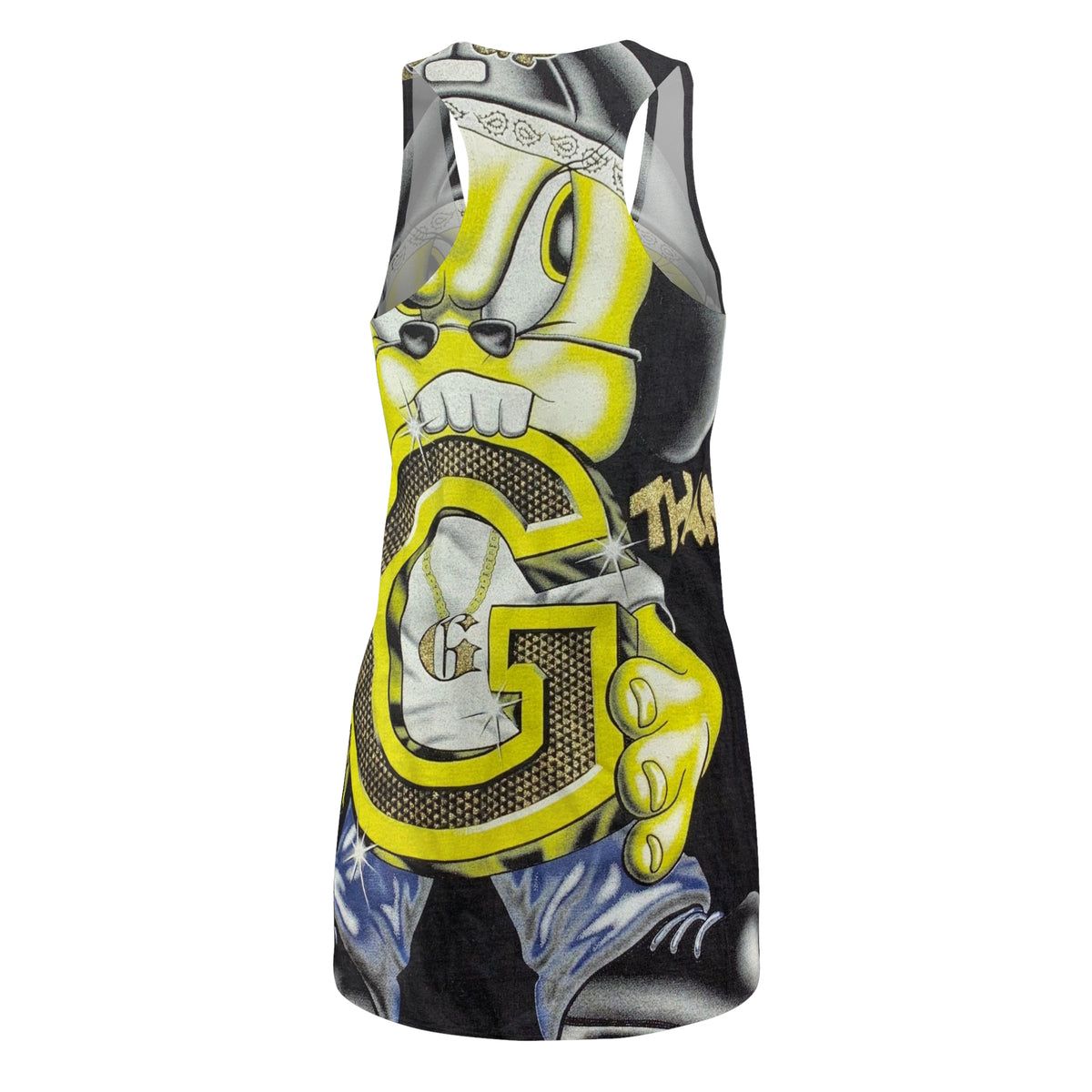 Graffiti 'G' Racerback Dress — Urban Streetwear Graphic Dress