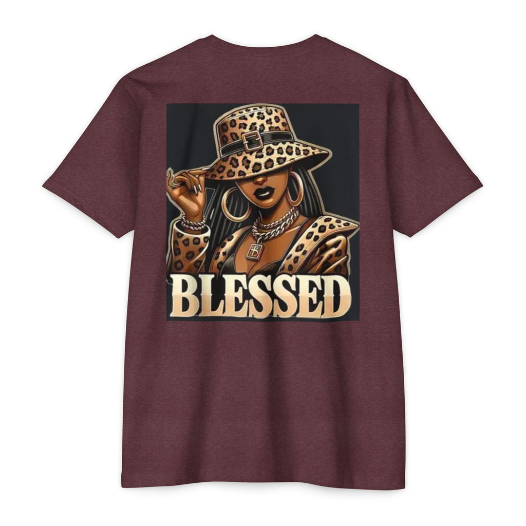 Blessed Leopard Hat T-Shirt
