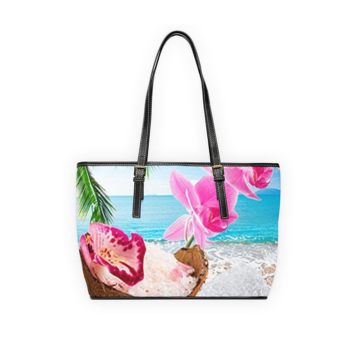Tropical Orchid Beach Shoulder Bag