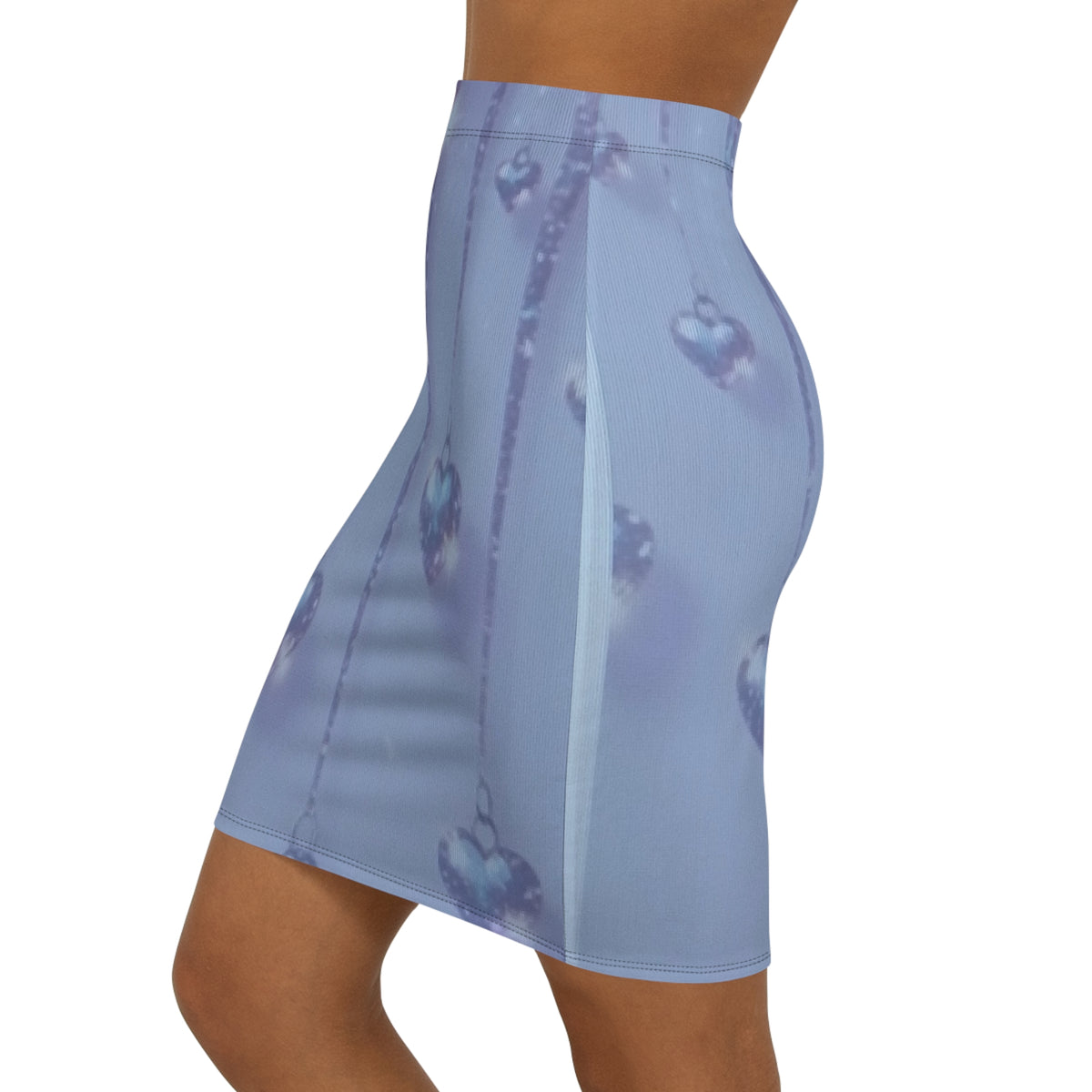 Women's Mid-Waist Pencil Skirt (AOP)