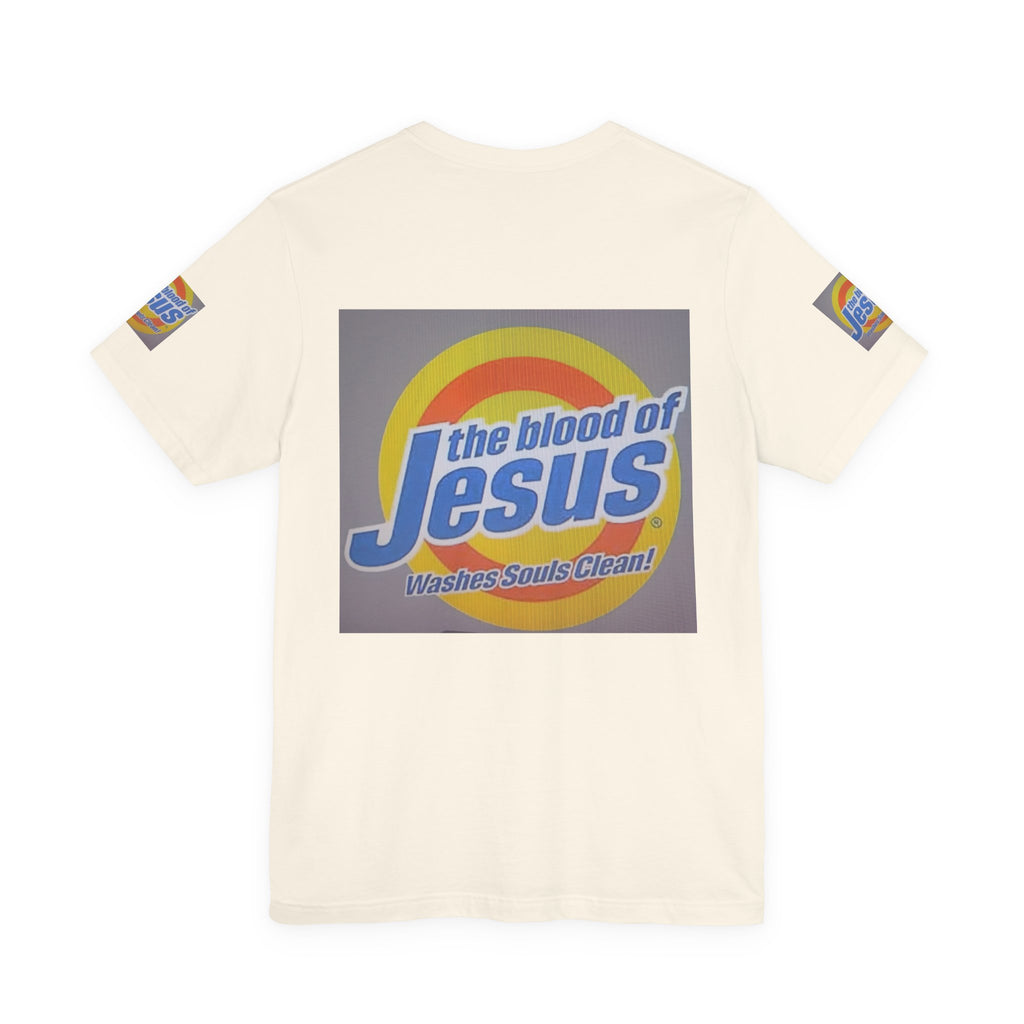Christian T-Shirt - "The Blood of Jesus Washes Souls Clean" Graphic Tee