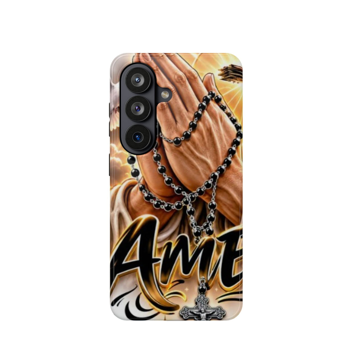 Praying Hands Rosary Magnetic Impact Phone Case