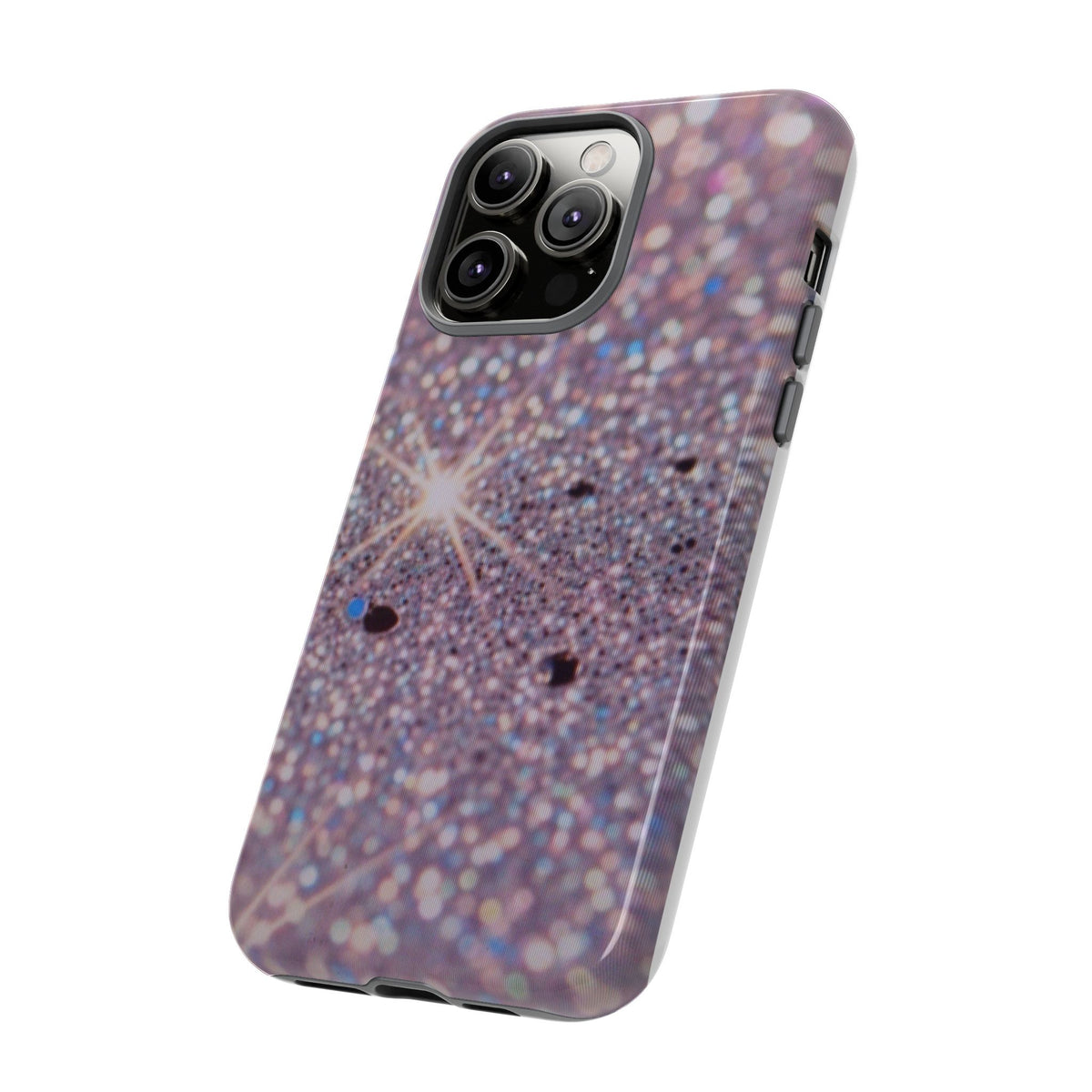 Sparkling Pink Glitter Tough Phone Case